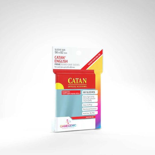 Gamegenic PRIME CATAN- Sized Sleeves 56 x 82 mm 50 Sleeves