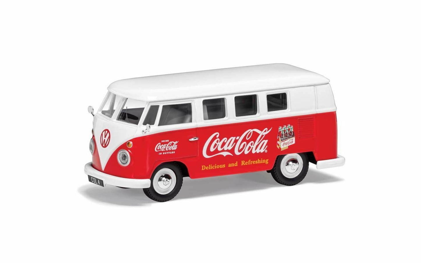 Early 1960's VW Camper Coca Cola Corgi 1:43 Model Van