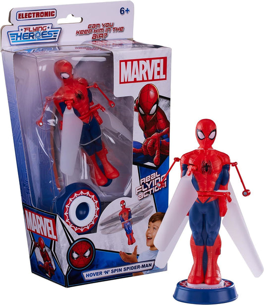 Flying Hero Hover and Spin Marvel Spiderman Action Toy
