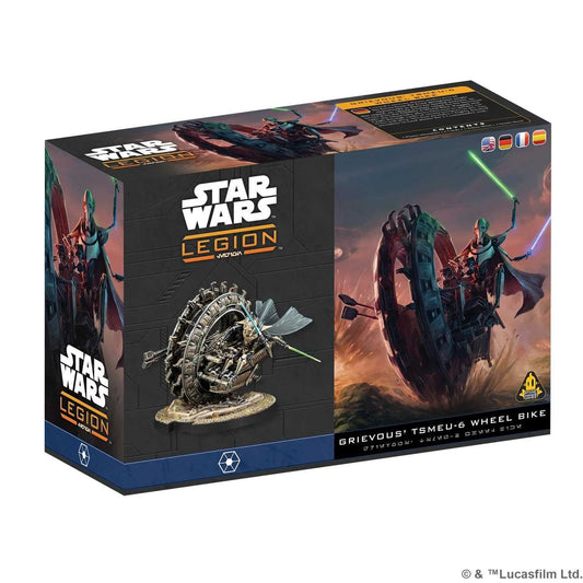 Star Wars: Legion - General Grievous' TSMEU-6 Wheel Bike Miniatures