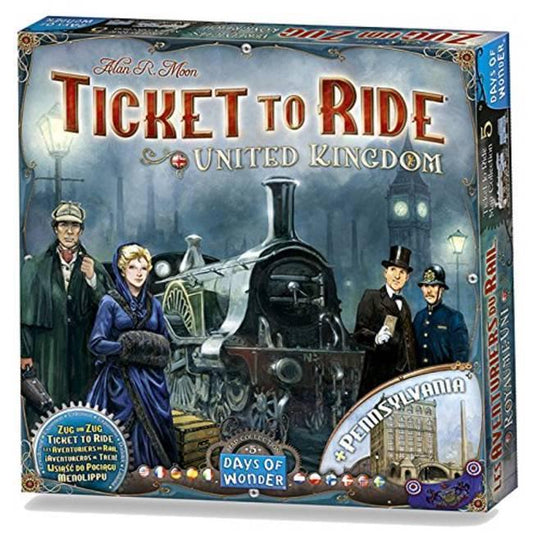 Ticket To Ride United Kingdom + Pennsylvania Board Game