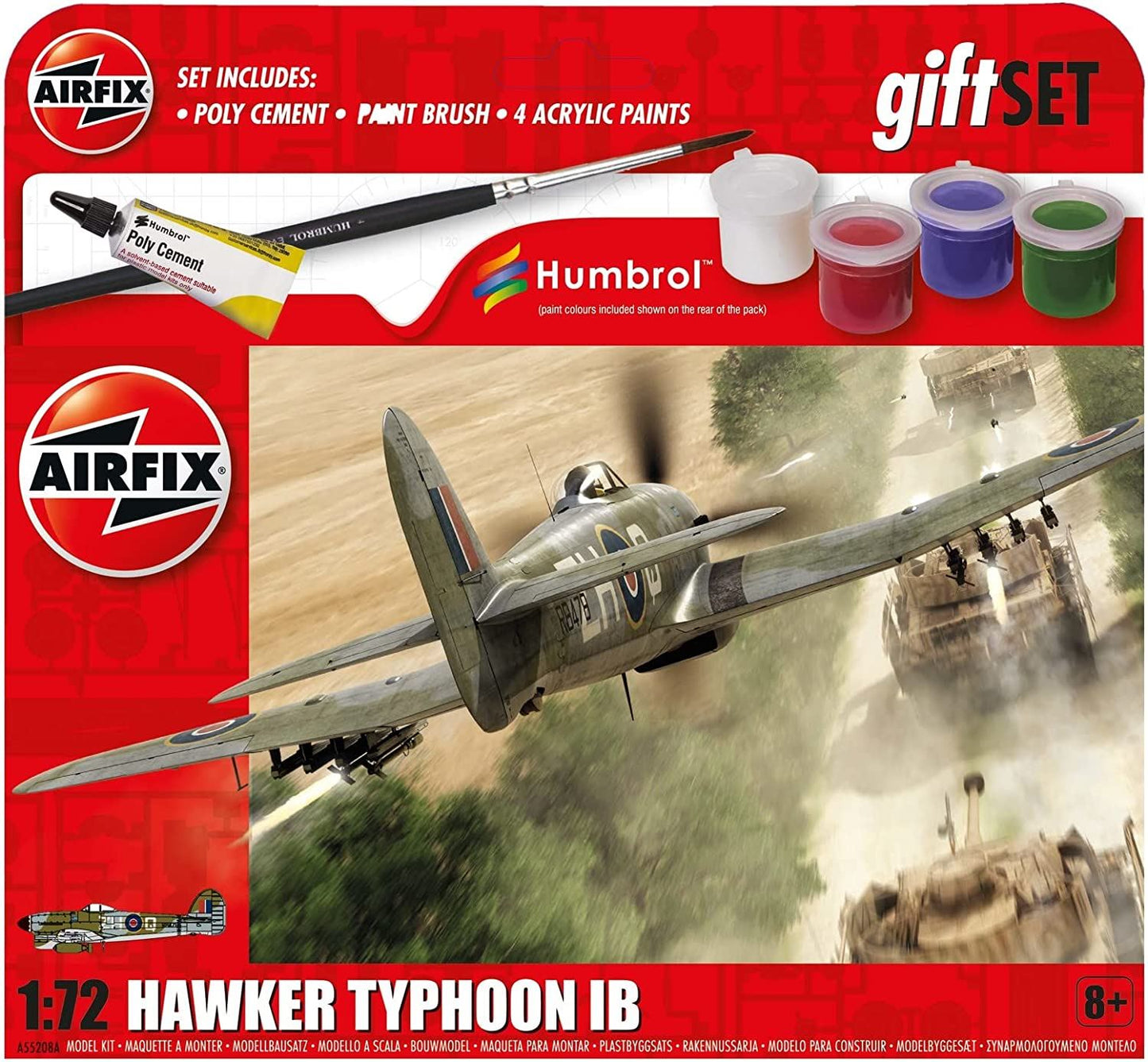 Airfix  Hawker Typhoon Mk.Ib 1:72 Model Starter Set