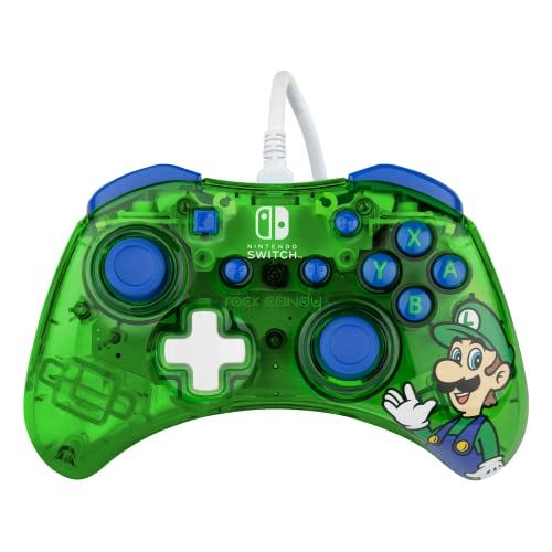 Wired Rockcandy Luigi Lime Nintendo Switch