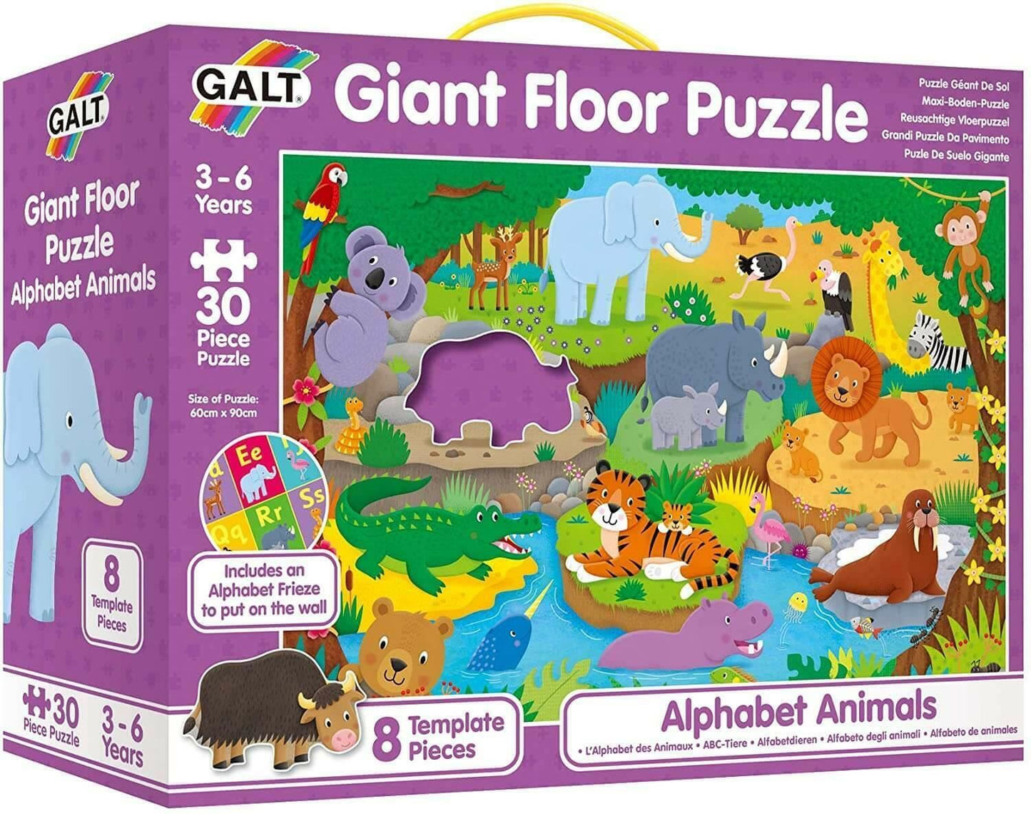 Galt Toys - Alphabet Animals Giant Floor Puzzle - 30 Pieces