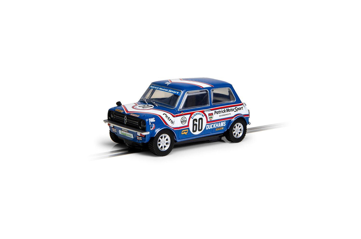 Scalextric Mini 1275GT Patrick Motorsport Richard Longman 1979 Slot Car