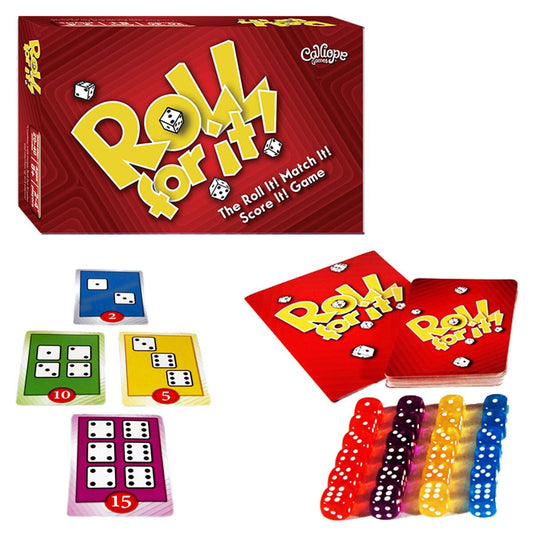 Roll for It! Red Edition Card Game