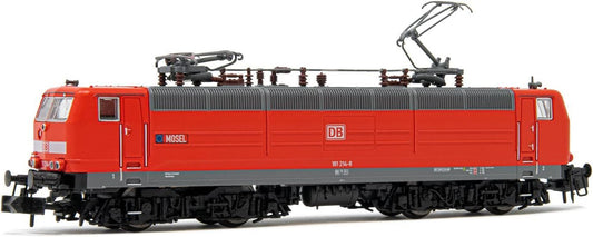 Arnold DB AG electric loco class 181 2 traffic red livery with name MOSEL period V