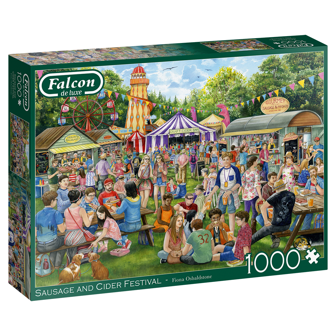 Falcon de luxe Sausage & Cider Festival Jigsaw Puzzle - 1000 Pieces