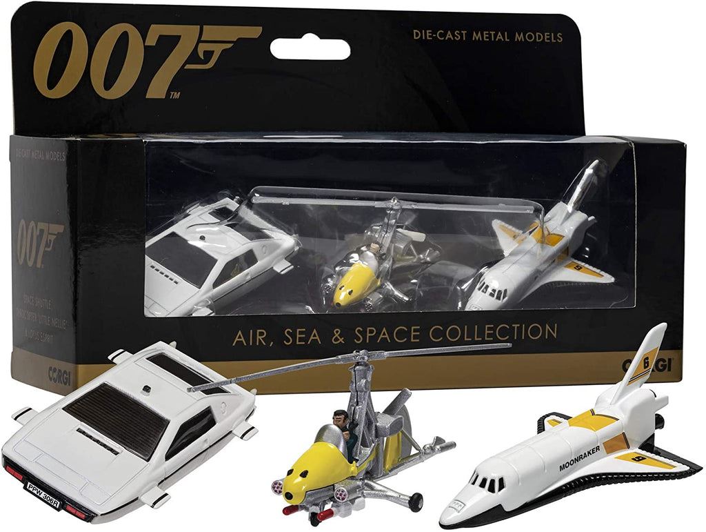 Corgi James Bond Collection (Space Shuttle, Little Nellie, Lotus Esprit) Diecast Models