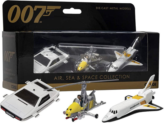 Corgi James Bond Collection (Space Shuttle, Little Nellie, Lotus Esprit) Diecast Models