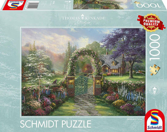 Thomas Kinkade: Hummingbird Cottage 1000 Piece Jigsaw Puzzle