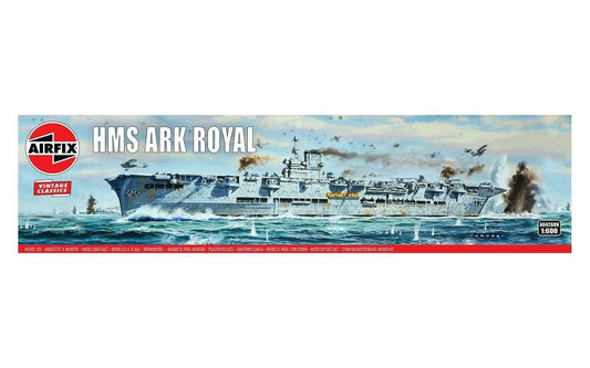 HMS Ark Royal 1:600 Vintage Classic Warship Air Fix Model Kit