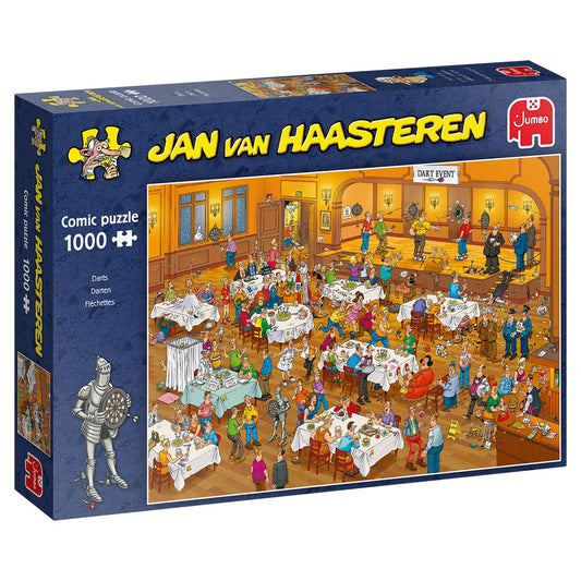 Jumbo Jan Van Haasteren Darts Jigsaw Puzzle - 1000 Pieces