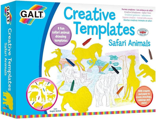 Galt Toys - Safari Animals Creative Templates Set