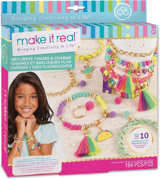 Make It Real Neo-Brite Chains & Charms Kit