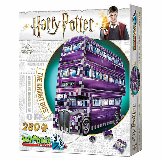 Wrebbit 3D Harry Potter The Knight Bus Jigsaw Puzzle - 280 Pieces	