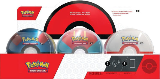 Pokemon TCG: Poke Ball Tin Series 9 (1 Tin At Random)