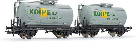 Electrotren RENFE 2-unit pack 2-axle tank wagon KOIPE period IV
