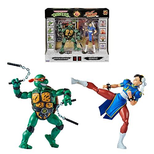 Playmates Toys Teenage Mutant Ninja Turtles Sf Mike Chun Li Action Figure