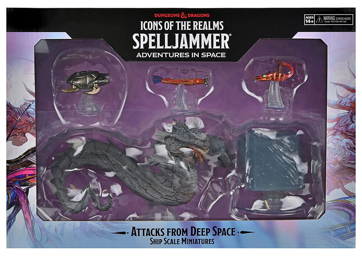 D&D Icons of the Realms: Attacks from Deep Space - Ship Scale Pre-Painted Miniatures