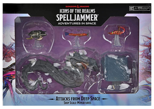 D&D Icons of the Realms: Attacks from Deep Space - Ship Scale Pre-Painted Miniatures