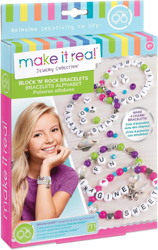 Make It Real Block & Rock Charm Bracelets Kit