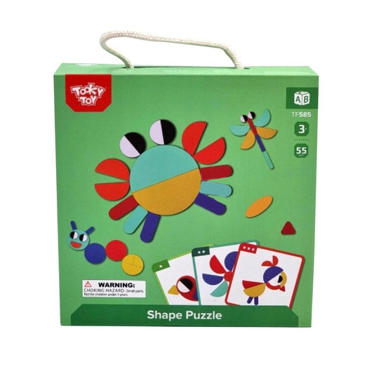Tooky Toy Wooden Shape Puzzle