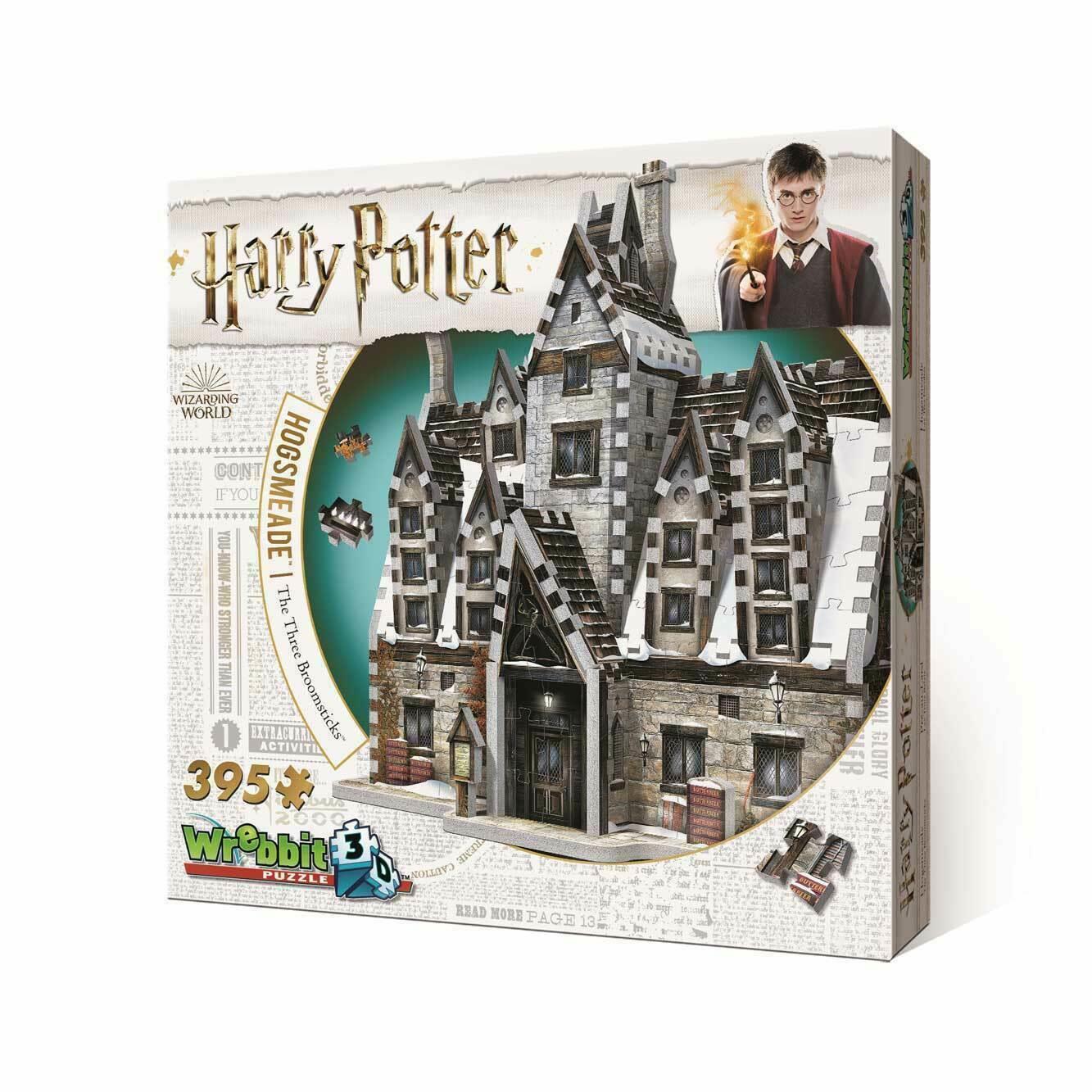 Wrebbit 3D Harry Potter Hogsmeade: The Three Broomsticks Jigsaw Puzzle - 395 Pieces