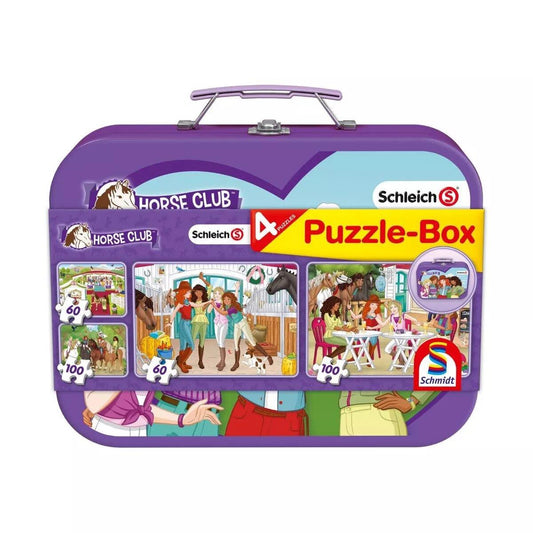 Schleich Horse Club Puzzle Box (2 x 60 Pieces & 2 x 100 Pieces)