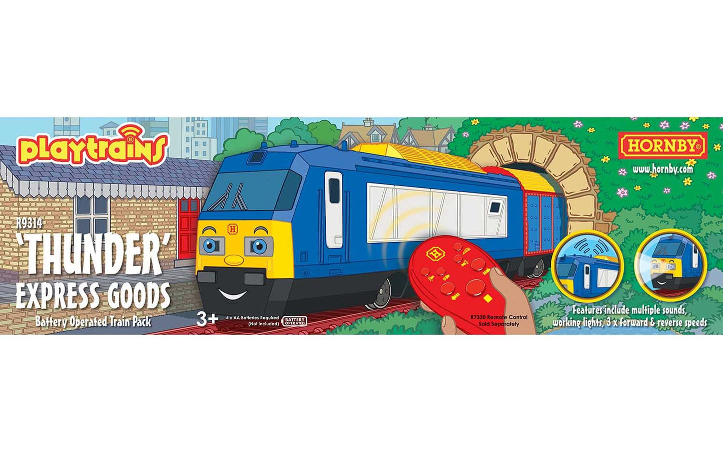 Hornby Thunder Express Goods Battery Operated Train Pack