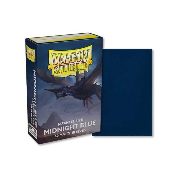 Dragon Shield Matte Sleeves Japanese Size- Midnight Blue - 60 Sleeves