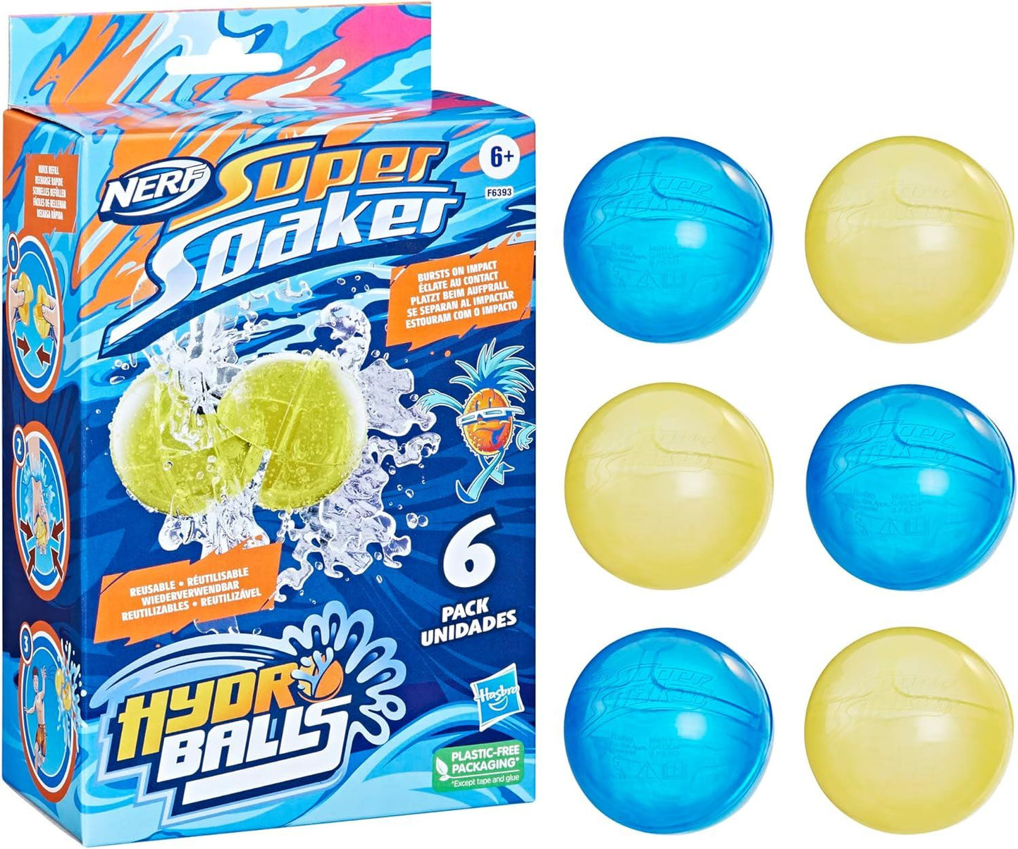 Nerf Super Soaker Hydro Balls 6 Pack