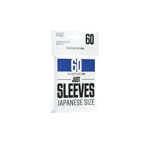 Gamegenic Just Sleeves: Japanese Size Blue 60 Sleeves