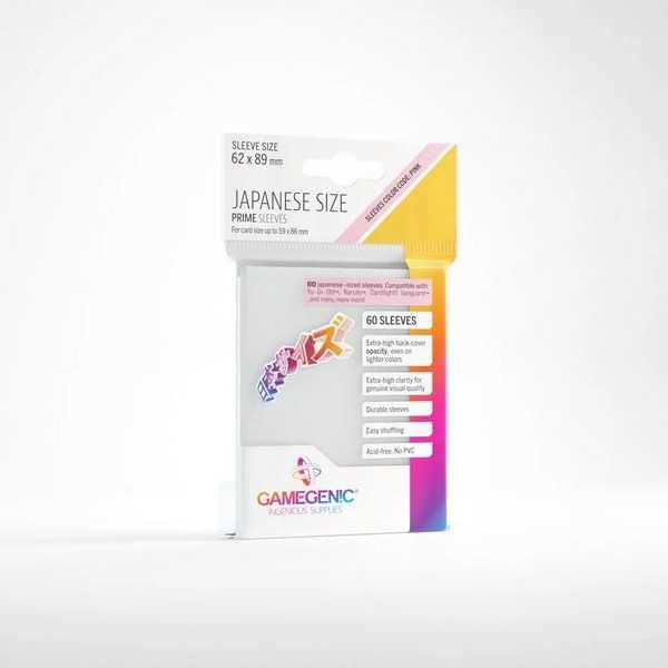 Gamegenic Prime Japanese Sized Sleeves White - 60 Sleeves