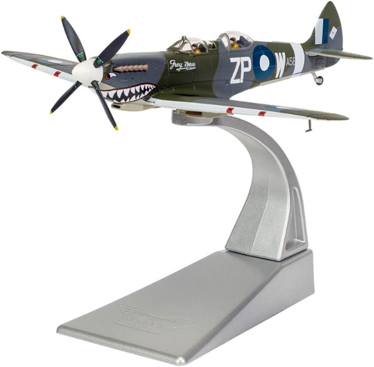 Corgi Supermarine Spitfire T.9 TE308 (G-AWGB) Finished as A58-606 'Grey Nurse' Sharkmouth Diecast Model