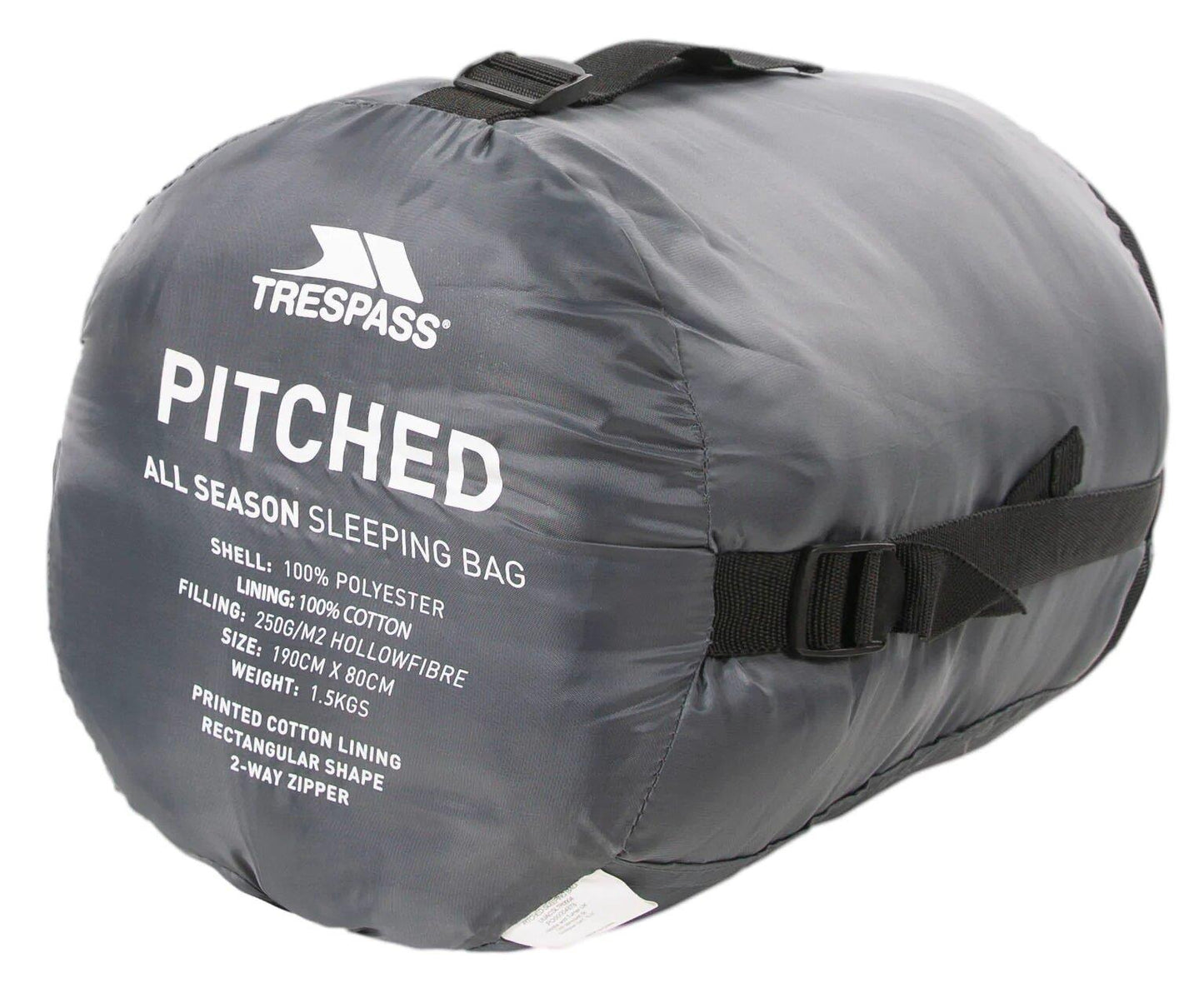 Trespass Pitched All Season Sleeping Bag Granite Check