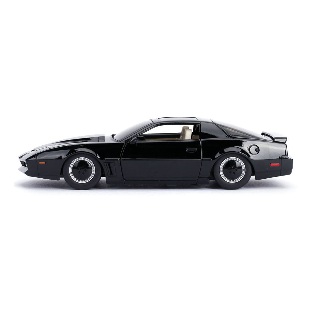 Knight Rider Hollywood Rides Kitt 1982 Pontiac Firebird Trans Am Die-Cast Toy Muscle Car 1:24 Scale Black (253255000)