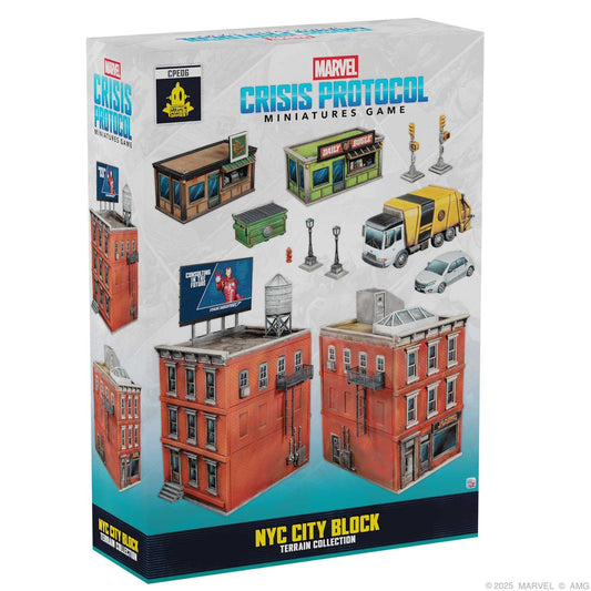 Marvel: Crisis Protocol - NYC City Block Terrain Collection Miniatures