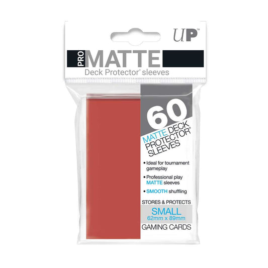 Ultra Pro Matte 60 Small Deck Protectors - Red