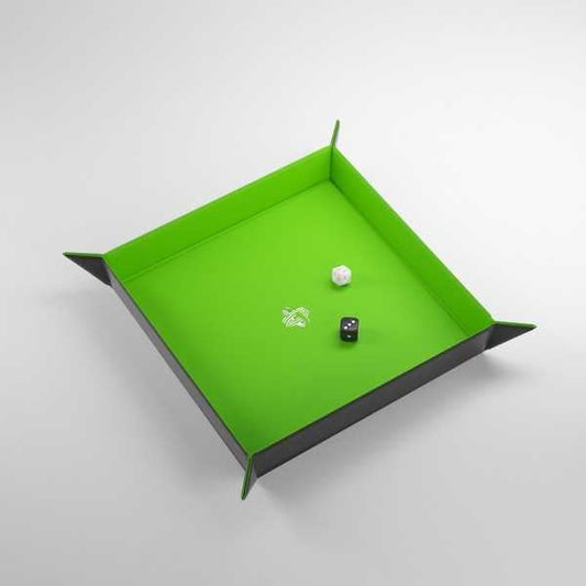 Magnetic Dice Tray Square: Black/Green