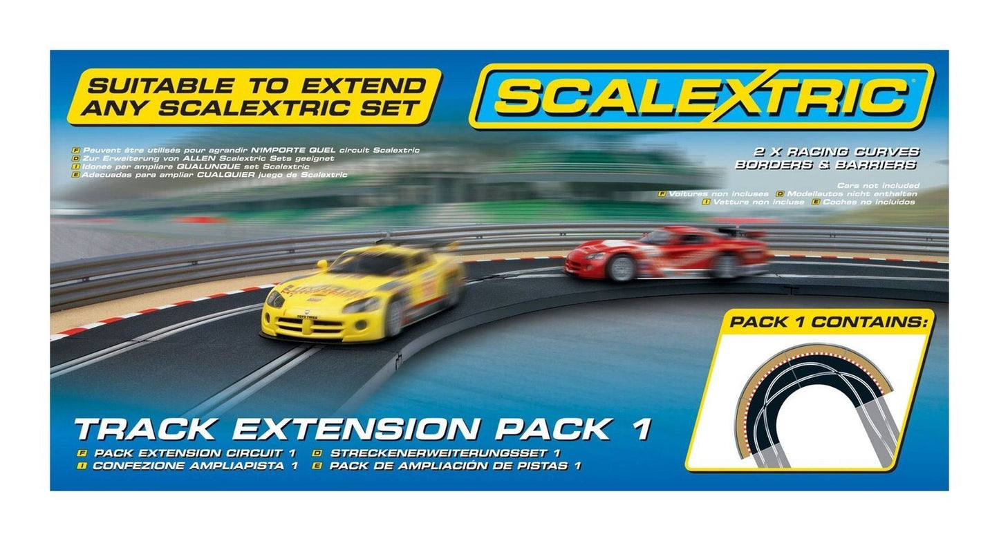 Racing Curve Track Extension Pack 1 Scalextric Accessory Pack
