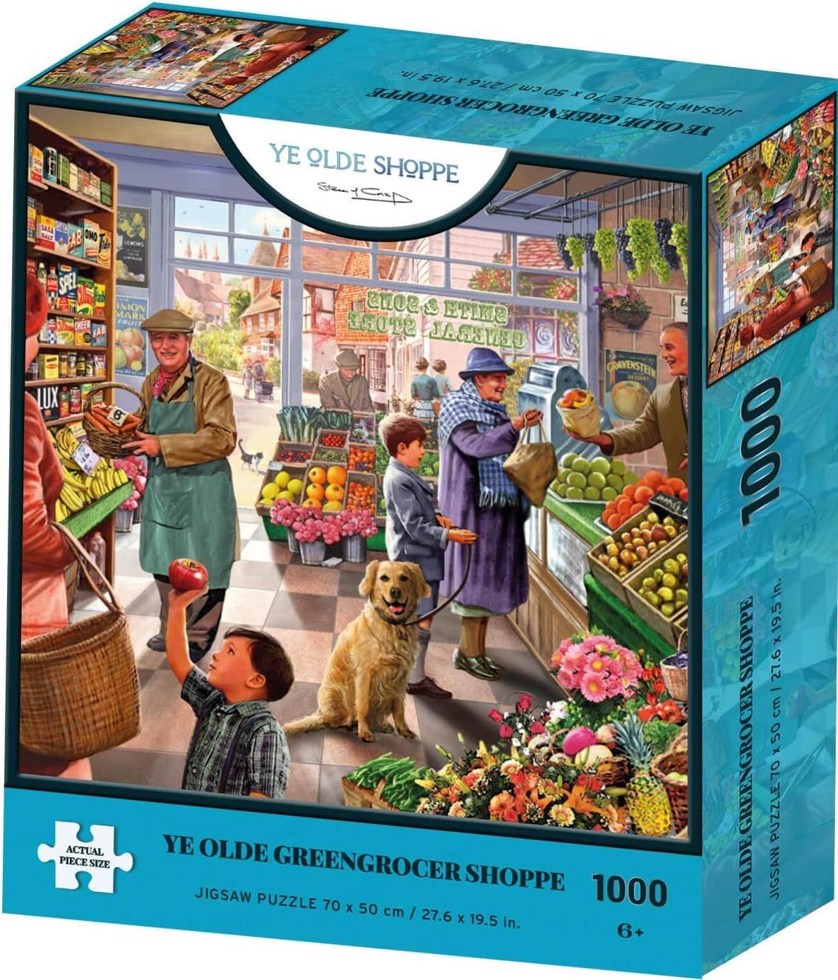 Ye Olde Shoppe Collection Greengrocer 1000 Piece Jigsaw Puzzle