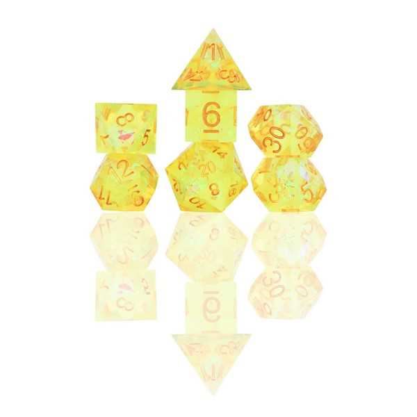 Sirius Dice Sharp: Yellow Fairy Dice Sets