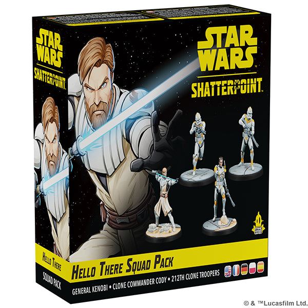 Star Wars Shatterpoint Hello There (General Kenobi Squad Pack)
