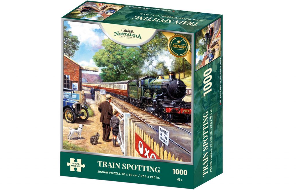 Nostalgia Collection Train Spotting 1000 Piece Jigsaw Puzzle	